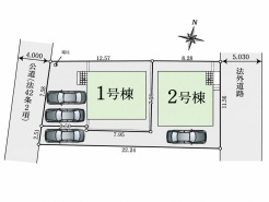 区画図■立川市錦町5 新築一戸建■
