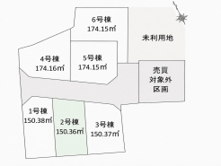 区画図■東大和市奈良橋1 売地■