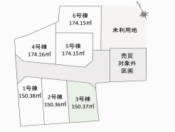 区画図■東大和市奈良橋1 売地■