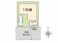 区画図■小金井貫井南4 新築一戸建■