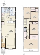 1号棟間取り図■国分寺市東元町1 新築一戸建て■