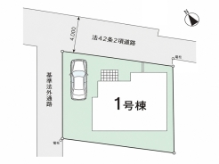 区画図■昭島市玉川町5 新築一戸建■