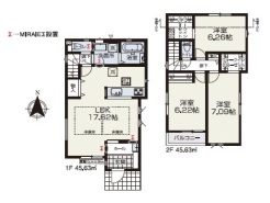 1号棟間取り図■昭島市郷地町1 新築一戸建て■