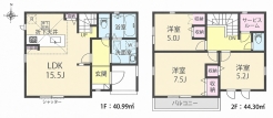 間取り図■府中市栄町1丁目 新築戸建て■