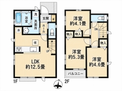 間取り図■立川市錦町5 新築一戸建て■