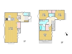 参考プラン例（間取り図）1号地
建物価格1400万円より承ります。
