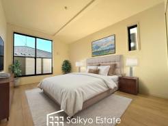 2面採光で明るく風通しも良好です!天気の良い日は是非窓を開けて空気の入れ替えをしてみるのはいかがでしょうか♪※家具類はCG加工しています。