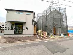 16帖以上の広々LDKに居室が3~4部屋の多彩な間取りプラン!全棟カースペースございます!1号棟はビルトインガレージ付きです!