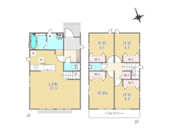 間取り図(A号棟)
