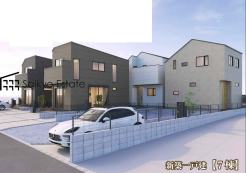 JR武蔵野線「新小平」駅徒歩7分、西武拝島線「小川」駅徒歩11分!各棟こだわりの間取りプラン!2026年9月~11月下旬順次完成予定・同施工のモデルハウスご案内可能です!(外観完成予想図)