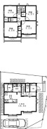 間取り図(C号棟)4LDK、土地面積107.65m2、建物建物面積85.7m2