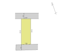 区画図■昭島市朝日町3 売地■