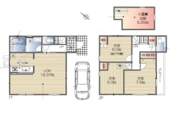 間取り図■調布市富士見町1 新築一戸建て■
