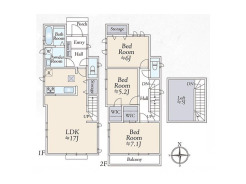間取り■府中市栄町2 新築一戸建て■