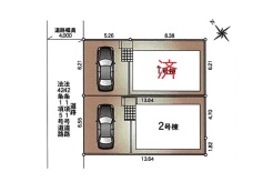 区画図■調布市深大寺東町6 新築一戸建て■