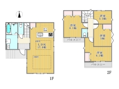 2号棟間取り図■調布市八雲台1 新築一戸建■