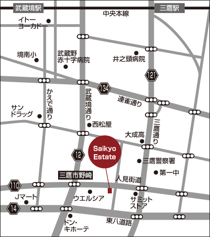 Saikyo Estate案内図