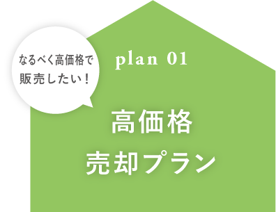 高価格売却プラン