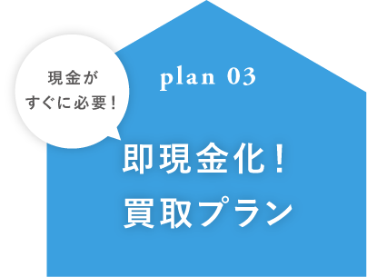 即現金化！買取プラン